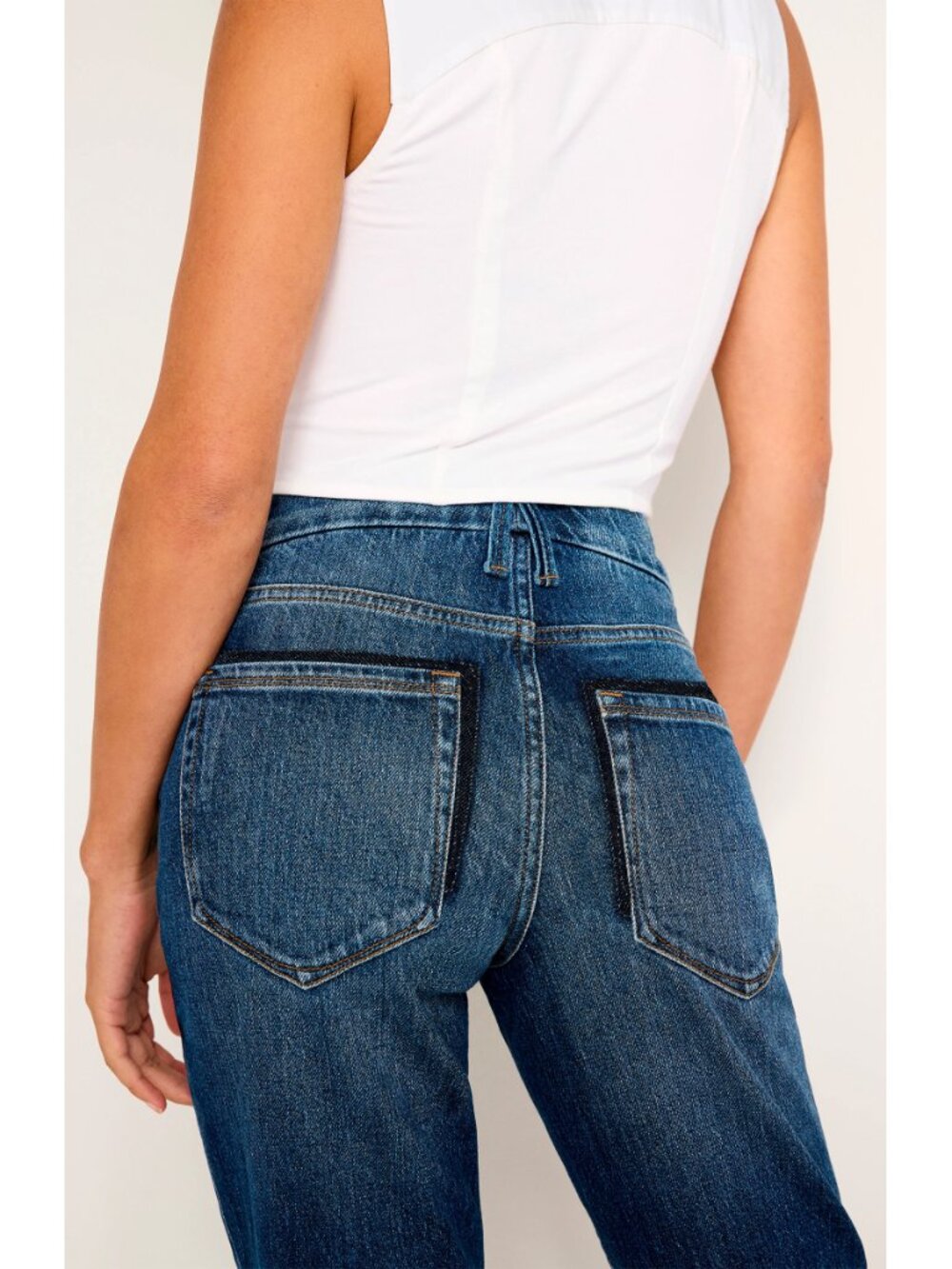GOOD AMERICAN NWT GOOD PETITE INDIGO704 BOOTCUT JEAN. SIZE 4/27 - Picture 5 of 15